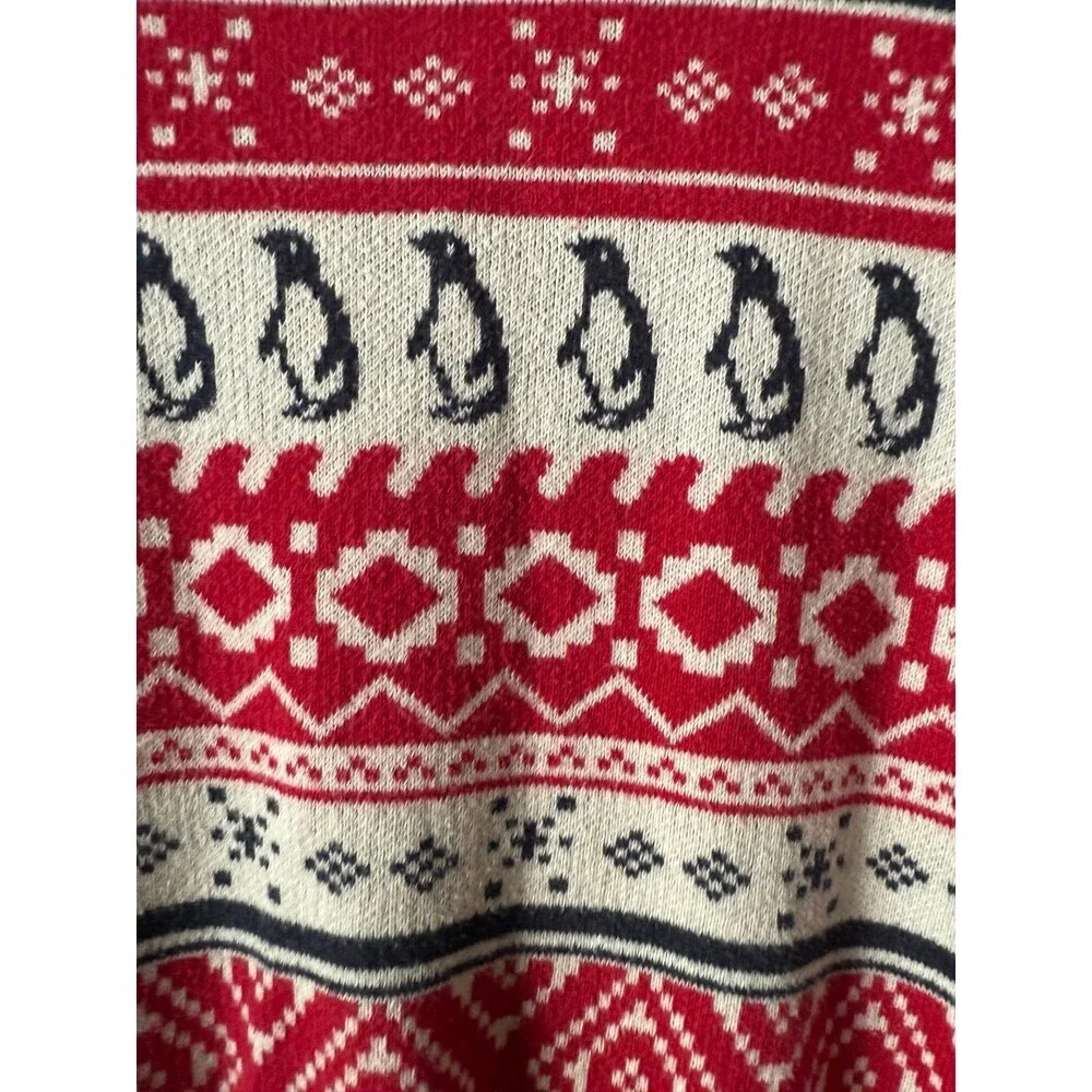 LOGG men’s size small Christmas penguin sweater